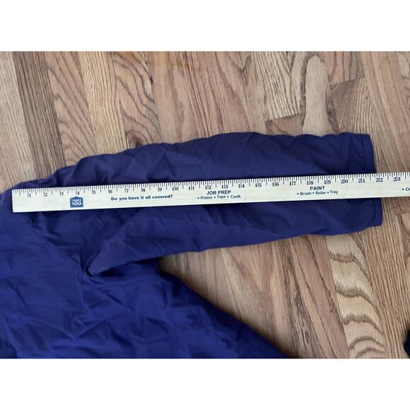 L.L. Bean Jacket Women L Jacket Parka Purple Lined No Hood Vtg 90s USA - Picture 8 of 8